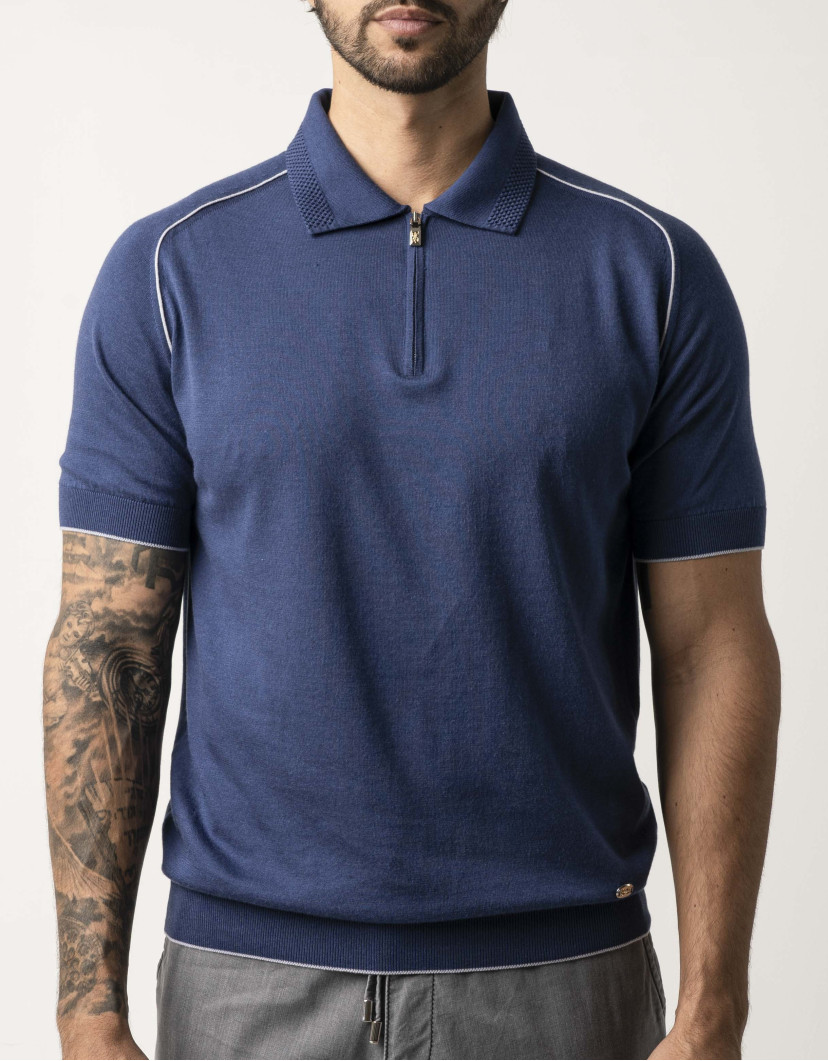Castello d'Oro Blue Polo T-shirt  image